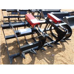 UNUSED VERSATECH HD 72" BRUSH GRAPPLE 23072, FITS SKID STEER