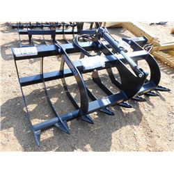 UNUSED VERSATECH BRUSH GRAPPLE 21000, ONE SYLINDER, FITS SKID STEER