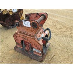 NPK C6C HYDRAULIC TAMP, FITS HYDRAULIC EXCAVATOR, S/N 1N2534