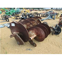 48" & 36" AUGER BIT W/HYDRAULIC DRIVE