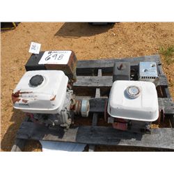 1 LOT (2) HONDA GAS ENGINES FOR PRESSURE WASHER