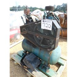 CHAMPION AIR COMPRESSOR W/TANK, MTD ON SKID