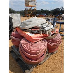 1 LOT MISC SIZE FIRE HOSE