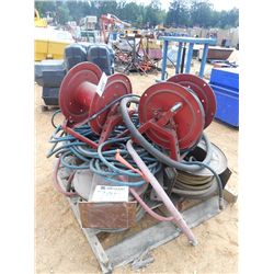 1 LOT REELS W/AIR HOSE