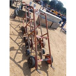 1 LOT (3) WESCO WAREHOUSE LIFT DOLLY, 1,000# CAP