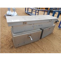 1 LOT (3) ALUMINUM TOOLBOX