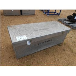 FLOOR MOUNTED ALUMINUM TOOLBOX
