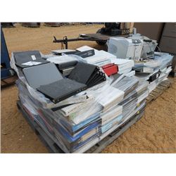 1 LOT BINDER & 2 HP PRINTERS