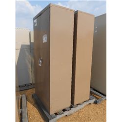 1 LOT (2) STORAGE CABINETS