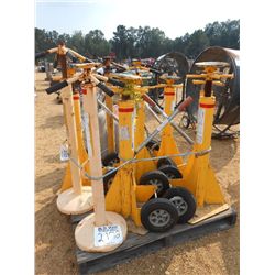 1 LOT (10) TRAILER STABILIZER JACKS
