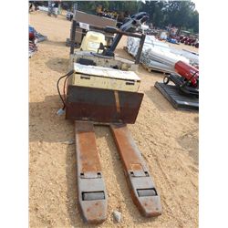 CROWN 60PE-27.3 ELECTRIC PALLET JACK, S/N W-89260