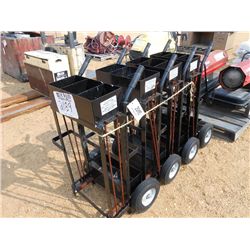 1 LOT (4) COIL CARTS