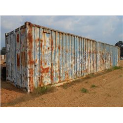 40' STEEL SHIPPING CONTAINER