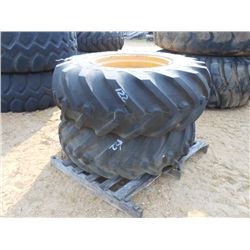 16.9 X 24 WHEELS & TIRES-SET OF 2, FARM