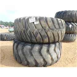 1 LOT ( 2) 33.5 X 33 TIRES