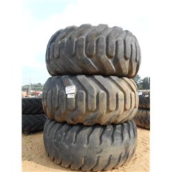 1 LOT (3) 37.5 X 33 TIRES