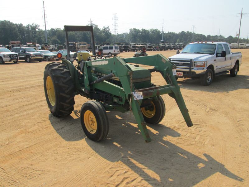 2155 Loader JOHN DEERE 2155 FARM TRACTOR, S/N 701640, PTO, 3 PTH, HTD REMOTE, WOOD ...