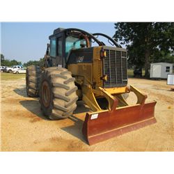 CAT 535C GRAPPLE SKIDDER, S/N 53500310 (08 YR) DUAL ARCH GRAPPLE, WINCH, ECAB W/AIR, 30.5-32 TIRES, 