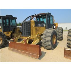 CAT 525C GRAPPLE SKIDDER, S/N 52500633 (08 YR) SINGLE ARCH, CAT GRAPPLE, WINCH, ECAB W/AIR, 28L-26 T