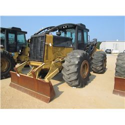 CAT 525C GRAPPLE SKIDDER, S/N 52500244, DUAL ARCH, CAT GRAPPLE, ECAB, 30.5-32 TIRES