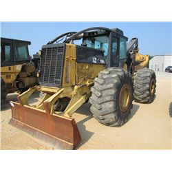 CAT 525C GRAPPLE SKIDDER, S/N 0525CH52500163 (06 YR) DUAL ARCH, CAT GRAPPLE, WINCH, ECAB W/AIR, 30.5