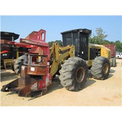 CAT 563 FELLER BUNCHER, S/N HA19423 (07 YR) SAW HEAD, ECAB W/AIR, 28LX26 TIRES