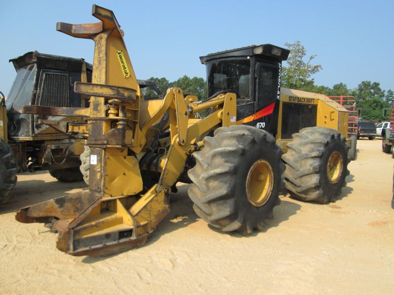 HYDRO-AX 670 FELLER BUNCHER, S/N 7847, WARATAH FD22 SAWHEAD
