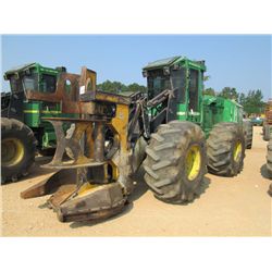 JOHN DEERE 643J FELLER BUNCHER, S/N JX770063, JD SAWHEAD, ECAB W/AIR