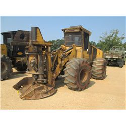 TIGERCAT 718 FELLER BUNCHER, S/N 7180280 (03 YR) TIGERCAT 5500 20" SAW HEAD, ECAB W/AIR, 28;-26 TIRE