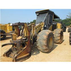 HYDRO AX 411EX FELLER BUNCHER, S/N 7413, KOEHRING WATEROUS 18" CUTTER HEAD, ECAB W/AIR, 28L-26 TIRES