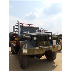 MILITARY PULL OUT T/A TRUCK TRACTOR, S/N M724-11648, DIESEL ENG, 5 SPD MANUAL TRANS, 6X6, P/S, DISC 