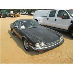 JAGUAR XJS COUPE, S/N SAJNA584XJC140887, V-12 GAS ENG, A/T, P/S, A/C, LEATHER, CRUISE, ODOMETER READ