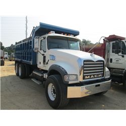2007 MACK CTP713 T/A DUMP, S/N 1M2AT04Y57M001199, MACK MP7, DIESEL ENG, 10 SPD TRANS, A/C, P/S, ENG 