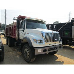2007 INTERNATIONAL 7600 T/A DUMP, S/N 1HTWYAHT8MJ439025, 435HP ISM CUMMINS ENG, 8LL FULLER TRANS, 40