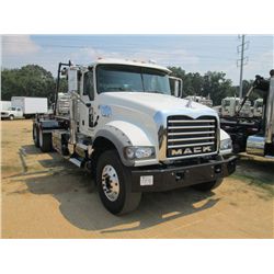 2013 MACK GU13 T/A ROLL OFF, S/N 1M2AX04C4DM015079, MACK 405NP, DIESEL ENG, A/T, 44K REAR AXLE, 18K 
