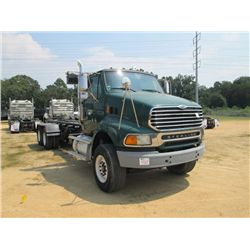 2006 STERLING ROLL OFF AND GARBAGE TRUCK, S/N 2FWBA2DE26AV23217, CAT 3406E, 9 SPD, 46K REARS, 20K RE