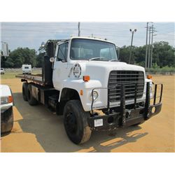 1982 FORD 8000 T/A ROLL BACK TRUCK, S/N 1FDYW80U2CVA54096, 3208 CAT DIESEL ENG, 13 SPD EATON TRANS, 