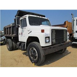 1980 INTERNATIONAL 1724 S/A DUMP TRUCK, S/N AA172KHB17252, IHC DIESEL ING, 5 SPEED TRANS, P/S, 8' DU