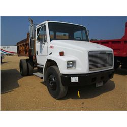 1996 FRIEGHTLINER S/A DUMP TRUCK, S/N 1FUWHLBA3TL579474, IHC DIESEL ENG, A/T, AIR, P/S, 10' DUMP BOD