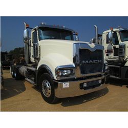 2013 MACK TD713 TITAN T/A TRUCK TRACTOR, S/N 1M1BD02Y8DM001475, 565 HP MACK ENGINE, 18 SPD TRANS, 46