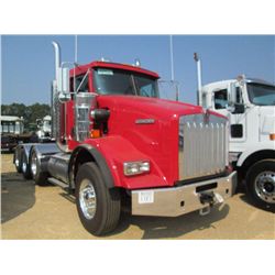 2014 KENWORTH T800 T/A TRUCK GLIDER KIT, S/N 1NKDGGGG30J85507, 500 HP CAT C15 PRE EMMISSION ENG, 18 