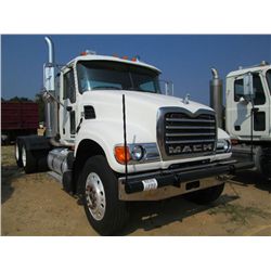 2007 MACK GRANITE CV713 T/A TRUCK TRACTOR, S/N 1M1AG11Y77M050701, MACK AMI-DIESEL ENG, 10 SPD TRANS,
