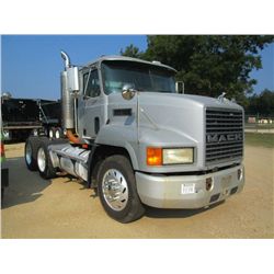 1999 MACK CH613 T/A TRUCK TRACTOR, S/N 1M1AA13YXXW118296, MACK DIESEL ENG, 10 SPD TRANS, 36K REAR AX