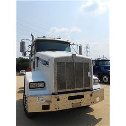 1998 KENWORTH T800 T/A TRUCK TRACTOR, S/N 1XKDD29X0WJ760311, CUMMINS N14, 10 SPD, 40K REARS, 3.90 RA