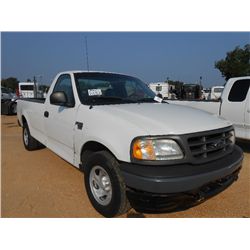 2003 FORD F150 PICKUP, S/N 2FTRF17WX3CA46759, GAS ENG, A/T, A/C, P/S