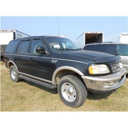 1997 FORD EXPEDITION EDDIE BAUER SUV, S/N 1FMFU18L0VLB25567, V8 GAS, A/T, A/C, P/W
