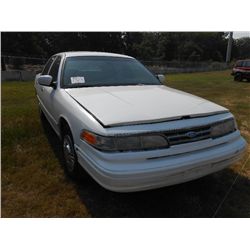 1997 FORD CROWN VICTORIA, S/N 2FALP71W5VX149460, GAS ENG, A/T, A/C, P/S, 4 DOOR