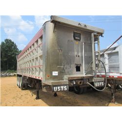 1999 USTC 34' T/A ALUMINUM DUMP TRAILER, S/N 1U9D53429X1051832 (99 YR) 11R24.5 TIRES, ALUM DISC WHEE