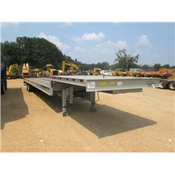 2014 PITTS DROP DECK T/A TRAILER, S/N 5JYDF4826EE141079, 38' FLAT DECK, 10'4" UPPER DECK COVER W/STO