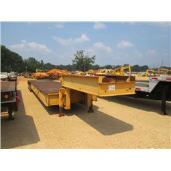 1990 OMNI QUAD AXLE LOWBOY TRAILER, S/N L100054, GVR 160,000, GROSS AXLE RATING 24.336# PEN AXLE